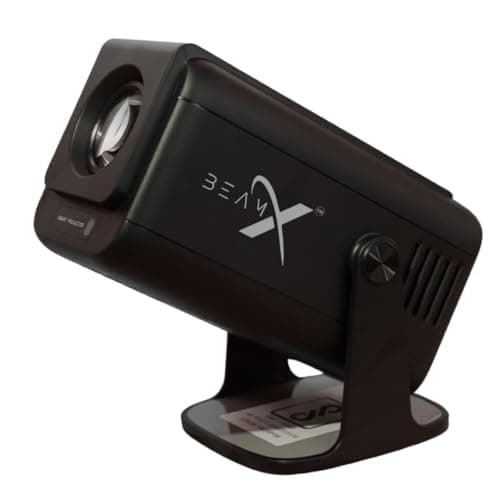 BeamX Thunder Smart Android Projector | Native 1080P, 4K Support, 15000 Lumens | Android 13, Wi-Fi 6, Bluetooth 5.0 | 4D Keystone, OTT Apps, Miracast | Home Theatre Projector
