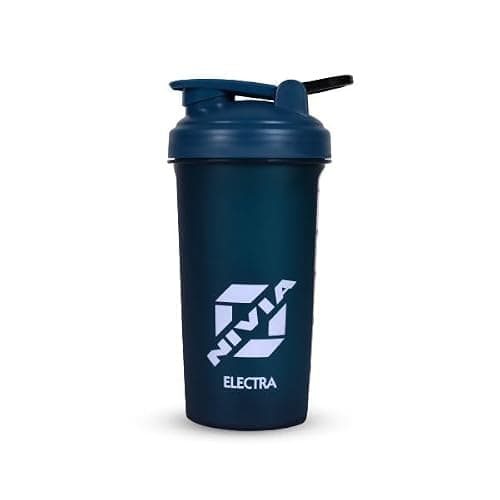 Nivia Electra Sports Shaker, BPA Free, Gym Workout, Running, BPA Free, Leakproof, Exercise Shaker - 700ML (Blue)