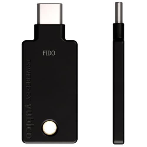 Yubico - Security Key C NFC - Basic Compatibility - Multi-Factor authentication (MFA) Security Key and passkey, Connect via USB-C or NFC, FIDO Certified 2