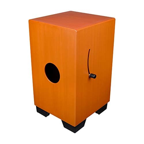 KAXON BOX Rounded corners Adjustable Snare Cajon| Hand Crafted |Heavy Duty cajon| Lilac wood (H:50 W:30 L:30) - 3 Internal Snares, Deep Bass tone 4