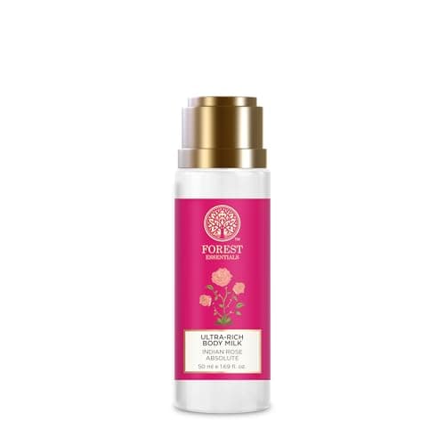 Forest Essentials Indian Rose Body Care Duo Gift Set 100ml (Body Lotion + Body Wash) 3
