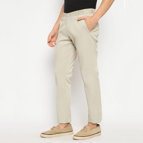 Duke Urban Men Cotton Chinos Trousers (SDT4609_Beige_38) 3