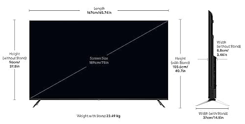 Acer 189 cm (75 inches) Advanced I Series 4K Ultra HD Smart LED Google TV AR75GR2851UDFL (Black) 5