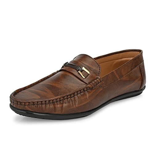 Centrino Loafer for Men | Stylish & Comfortable with Soft Cushioned Insole | Hand-Stitched Design for Trendy 9803-2_Brown_8