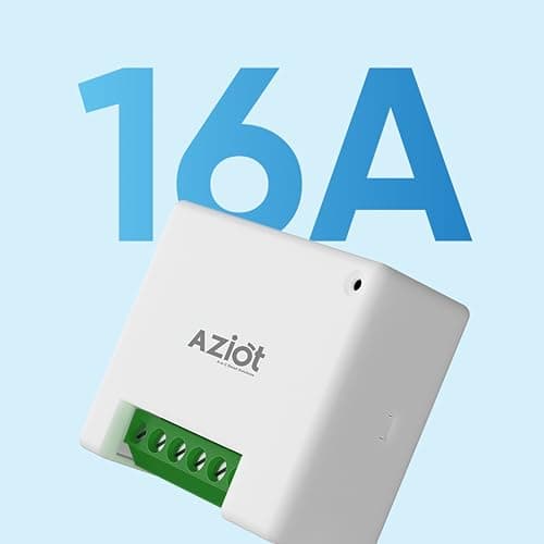 Aziot Smart Switch 1 Node 16A With Energy Monitoring WiFi And Bluetooth Smart Relay Switch Polycarbonate 1 Pack 2
