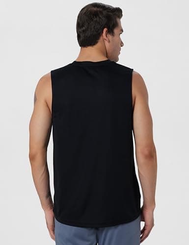 adidas Men Adi365 B Tank M Sports Tops, Black, Large 4