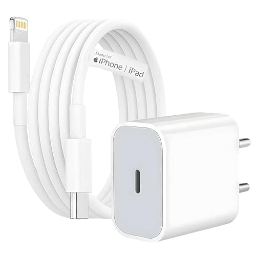 RAVIAD 20W Original (MFi-Certified) Super Fast Charger Adapter & Lightning Cable, Compatible with iPhone 14/14 Plus/14 Pro/14 Pro Max/13/12/11/X/8/7 Series, Fast Charging PD Wall Charger by Sakit