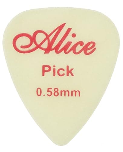 Right Gear Alice 5 pcs Guitar Plectrums/Pick Of 0.58mm Thickness. 2