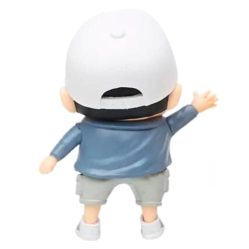 Blue Aura Shinchan Action Figure Height-9CM Cartoon Figurine Collectible Figurine Gifting for Shinchan Fans PVC Multi Colour(Blue) 4