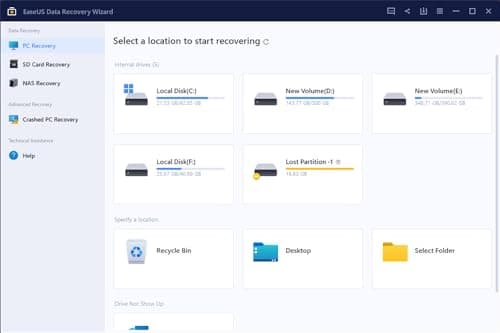 EaseUS Data Recovery Wizard Pro | All-in-One Data Recovery Software | ANNUAL PLAN (1 Year) for 1 PC | Warning : No Guarantee of data recovery - No Return | Read below bullet points 2