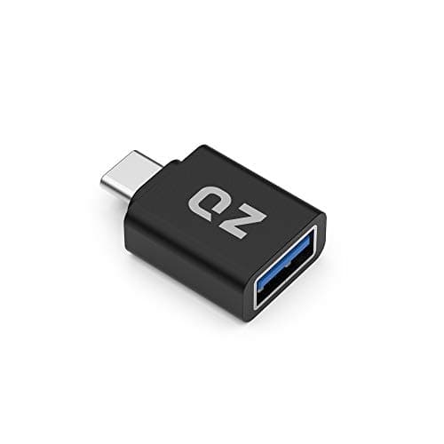 QZ USB Type C OTG Adapter, Type C to USB Connector, USB to Type C Adapter OTG [Thunderbolt-3 Compatible]