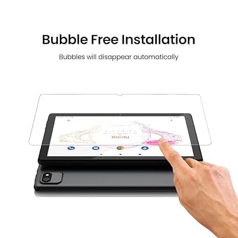 Baatu Enable Tab (10’1 Display) All-in-One Combo | Parental Control Tablet for Children | Space Grey Tablet with Dual Speakers, 4G Calling + Black Smart Flip Cover + Crystal Clear Display Guard 4