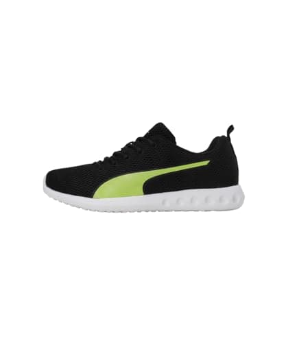 Puma Men's Dwane Walking Shoe, Puma Black-Nrgy Yellow, 9 3