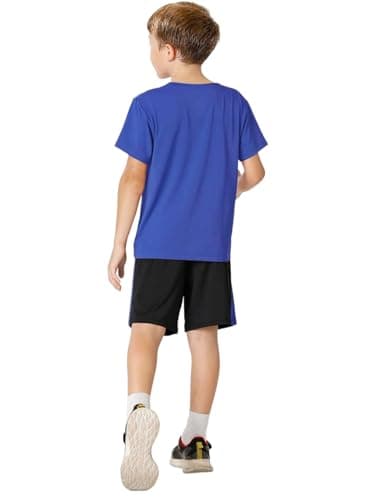 Aqua Holic Kids Sports Strechable Dri-fit Jersey/Tshirts and Shorts- For All Sports 28 3