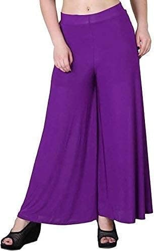 Lovely India Fashion Palazzo Malai for Womans and Girls Purple L 2