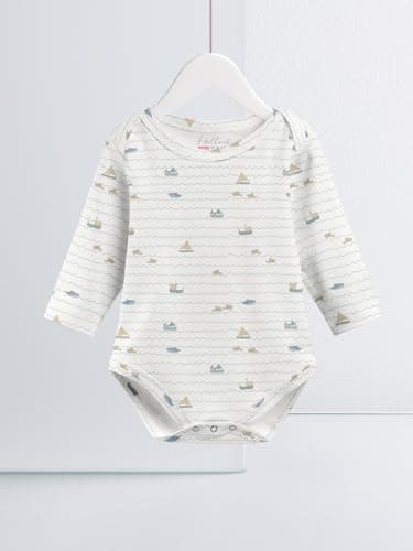 HELLCAT 100% Cotton 10-Piece Gift Set for Newborn Babies (0–6M, Unisex) | Baby Boys & Girls Clothing Combo_ Cream_0-6 Months 3