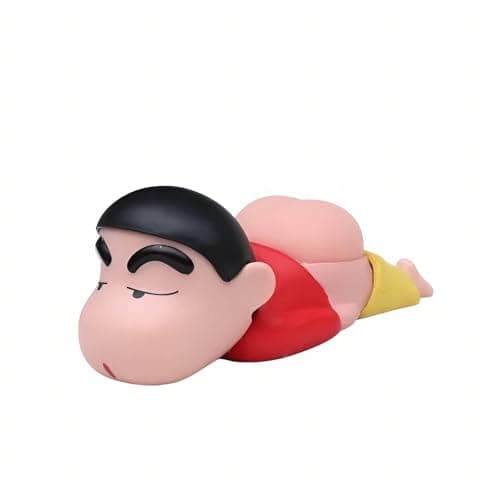 RVM Toys 10cm Shinchan Figurine Cartoon Action Figure Toys Funny for Boys & Girls PVC Car Dashboard Table Toy Red