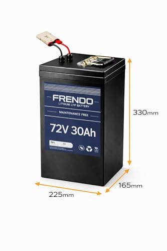 FRENDO 72V 30Ah EV Battery Charger for Electric Scooters, E-Bikes & E-Rickshaws | Fast Smart Charger with Auto Cut-Off, LED Indicator & Multi Protection | 72 Volt Lithium Battery Charger 3