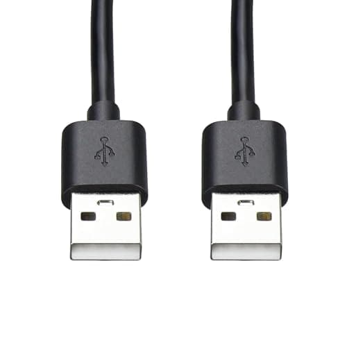 JGD PRODUCTS USB 2.0 Male to Male Cable - Data Transfer for Hard Drive, Laptop, DVD Player, USB Hub, Monitor, Camera, Set Top Box (Black) 3