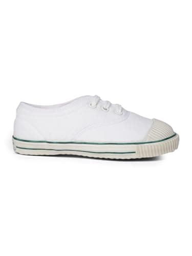 Bata Boys School Lace Up Shoes - White (13Uk) 4