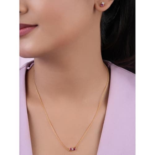 ZAVYA 925 Sterling Silver CFluttering Hearts Gold Plated Jewelry Set | Gift for Women & Girls | With Certificate of Authenticity & 925 Hallmark 4