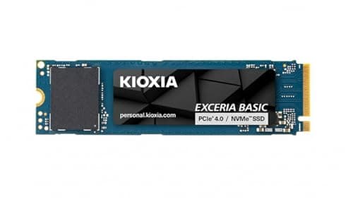 KIOXIA EXCERIA Basic 1TB SSD, up to 7200MB/s R, 5Y Warranty, PCIe Gen4 NVMe M.2 (2280) | Internal Solid State Drive (SSD) | Best for AI Computing and Gaming