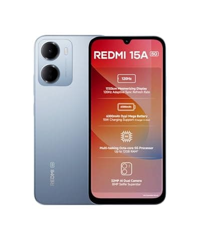 REDMI 15A 5G Awesome Blue 4GB RAM 64GB ROM