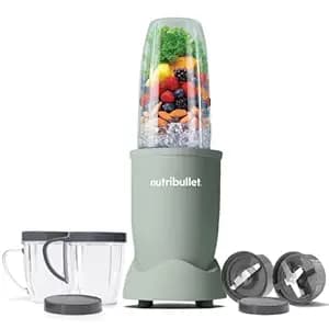 Nutribullet PRO 900W Jade, 12 Pcs Set, USA #1 Mixer/Grinder/Smoothie Maker, "The Original Nutribullet", Food Processor, Best Blender, 3 Unbreakable Jars, 2 Blade Set - Wet & Dry