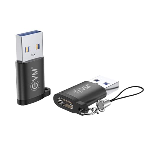 EVM Type-C to USB 3.0 OTG Converter Adapter - Portable & Lightweight, Fast Charging & Data Transfer, 1 Year Warranty (EVM-OTG-05)