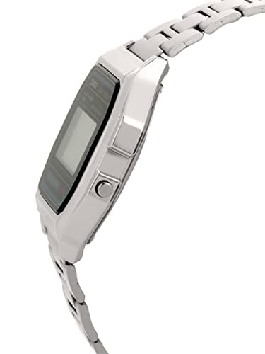 Casio Vintage A-158WA-1Q Digital Grey Dial Unisex Watch Silver Metal Strap (D011) 2