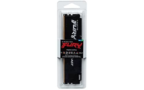 Kingston Fury Beast KF552C40BB-16 16GB DDR5 5200Mhz Non ECC DIMM Desktop PC Module, Black 5