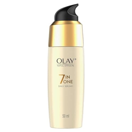 Olay Total Effects Serum |with Vitamin C, B5, Niacinamide, Green Tea |Fights 7 signs of ageing for glowing, hydrated and younger looking skin |Suitable for Normal, Dry, Oily & Combination skin |50 ML