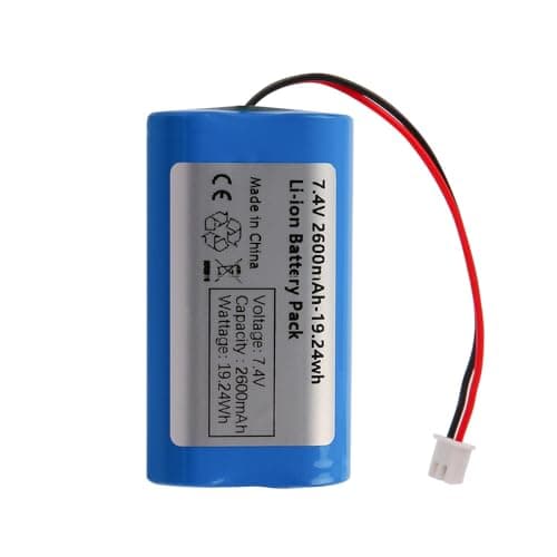 7.4V 2600mAh Lithium Battery with BMS & XH2.54 Connector for RC Cars, Robotics, LED Projects