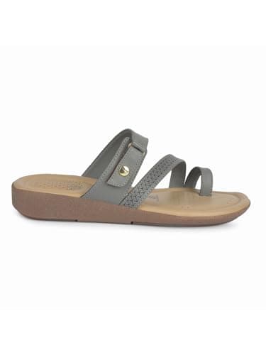 Bata Comfit Bianca Toe Ring E Women's Brown Flat Sandals - 7 UK (5714045) 2