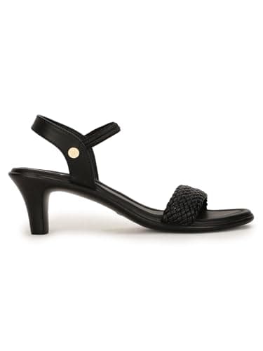 Bata Deva Sandal E Women's Black Heels - 5 UK (6616912) 2
