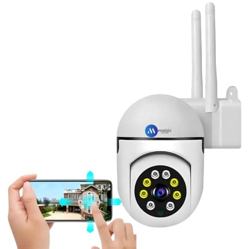 Maizic Smarthome Mini Fox 5MP UHD WiFi Indoor CCTV Camera | Color Night Vision | Motion Tracking | Two-Way Audio | Multi-User Live View