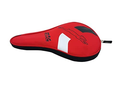 Stag Iconic Premium Table Tennis Racket Cover- Speed, Waterproof and Soft Feel Case (Red) 2
