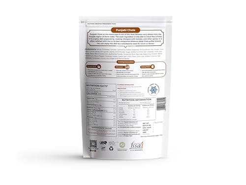 Indian Kitchen Foods Instant Punjabi Chole - Freeze Dried, Gluten-Free, Ready to-Eat Indian Vegan Meal 2