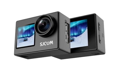SJCAM Sj4000 Dual Screen 4K 30Fps/16Mp WiFi Action Digital Camera | 170° Ultra Wide Angle | 2.0''Ltps LCD+1.3'' Dual Screen | 30M Waterproof with Waterproof Case | Black