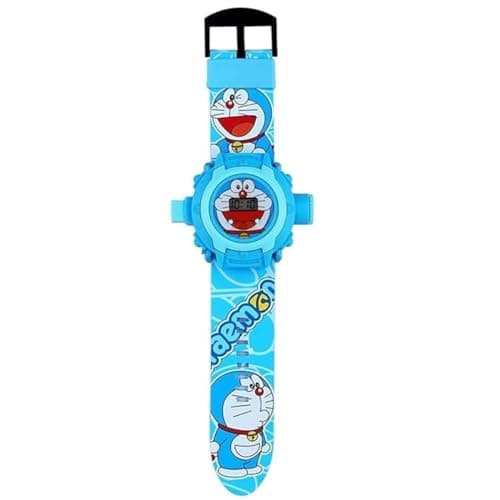 Acnos Brand- Digital 24 Images Projector SkyBlue Boy Watch for Kids Boy's Rubber Material Watch Diwali Gift Birthday Return Gift Best Digital Toy for Boy's Girl's 4