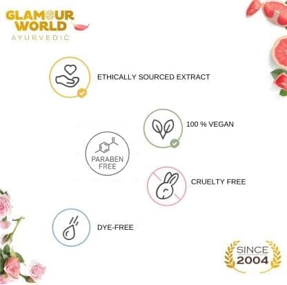 Glamour World Ayurvedic Glow Bright Gel Moisturiser | Dark spots, Pigmentation, Lack of firmness, Dryness, Dull skin 4