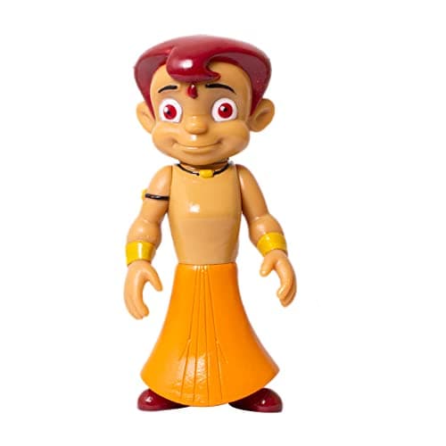 Funskool Chhota Bheem Action Figure Toy, Green Gold Chhota Bheem and Friends with Articulation, 4 inches, Cute & Colorful, Cartoon Collectibles, Gift for Children, Toys for Kids Ages 4+ Years