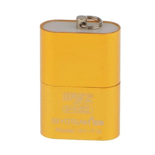 HEAVENGLOW High Speed Mini USB 2.0 Micro SD TF T-Flash Memory Card Reader Adapter Gold|Computers/Tablets & Networking | Laptop & Desktop Accessories | Memory Card Readers & Adapters 6