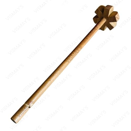 VISMAY'S Wooden Whisk Beater 9.5 Inch Lassi Churnar Bitter Rai Ghotni Curd Mixer Compact Fits in Glass Easy to Use 5