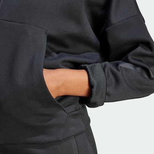 adidas Women Track Tops | W Z.N.E. Fz | Black | Size-Xl | 5