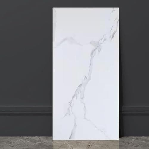 Packcy Marble Finish Self Adhesive Wall Tile Sticker | Waterproof PVC Peel & Stick Vinyl Tiles for Kitchen, Bathroom, Office | Easy DIY Wall Decor (30 x 60 cm) (Pack of 2)