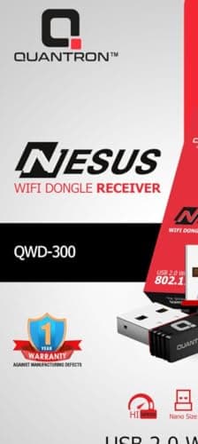 Celton QUANTRON USB 2.0 Wireless Adapter, High-Speed Wi-Fi Dongle for Stable Wireless Network Connection 2