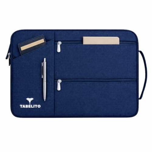 Tabelito Polyester Foam, Nylon Hybrid Laptopss Bag Sleeve Case Cover Pouch for Laptops (15.6 Inches /39.6Cm, Blue) 3