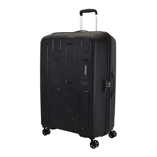 American Tourister Ivy 2.0|Medium Size Check-in Spinner Trolley Bag (68 cm)|360° 8 Wheel Travel Luggage|Hard Case Polypropylene (PP) Suitcase|Combination Lock|Black