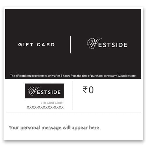Westside| E-Gift Card | Instant Delivery | Valid for in-store purchases | 1 year validity